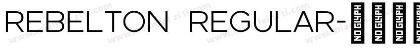 rebelton regular字体转换